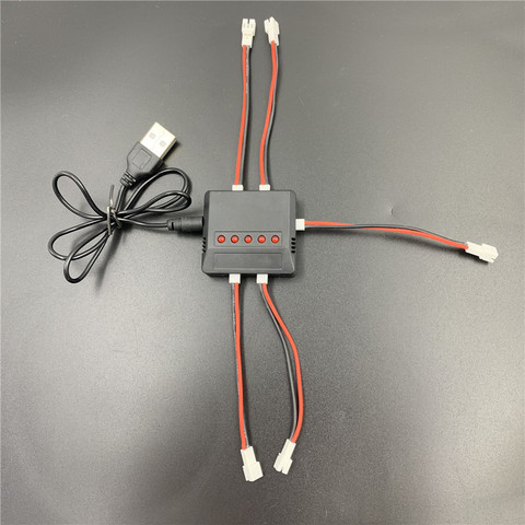 3.7V Lithium Battery Balance USB Charger PH2.0 Connector Wire For JJRC H36 X5C X5S X5SC X5SW X5HW X5UW X5UC H107L H107C RC Drone ► Photo 1/6