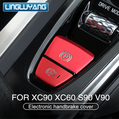 for Volvo 2022 19 2022 XC60 electronic handbrake P light button sequin 2016-2022 s90 v90 car sticker 2015-2022 xc90 2022 s60 v60 ► Photo 1/6