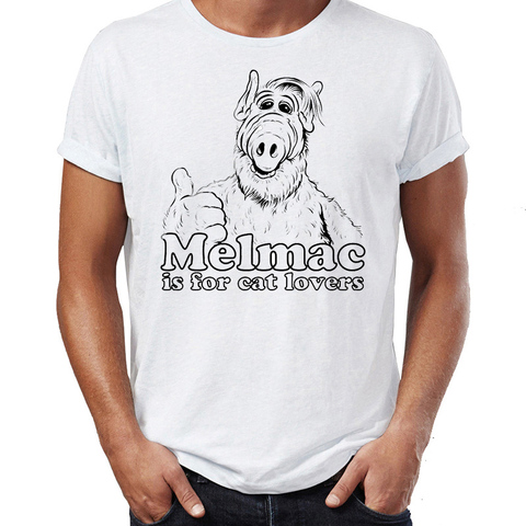 Hip Hop Men T-shirts Alf Life Form Melmac Awesome Artwork Drawing Printed Street Guys Tees Swag 100% Cotton Camiseta ► Photo 1/6