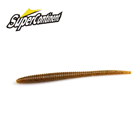 Supercontinent Slow SinkingTrout Worm Soft Baits  10PCS Artificial Fishing Lures Sea Worms Earthworm Fishing Soft Lures Wobblers ► Photo 1/6