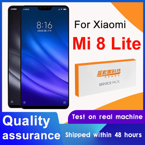 100% Tested 6.26'' Display Replacement For Xiaomi Mi 8 Lite LCD Touch Screen Digitizer Assembly For Xiaomi Mi8 Lite Display ► Photo 1/6