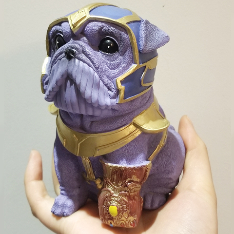 Cute Bulldog Dog Piggy Bank Piggy Bank Hero Corgi Golden Retriever Husky Dog Toy Decoration Decorative Resin Creative Model ► Photo 1/6