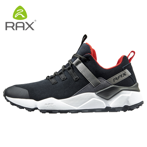 RAX New Men's Hiking Shoes Leather Waterproof Cushioning Breathable Shoes Women Outdoor Trekking Backpacking Travel Shoes Men ► Photo 1/6