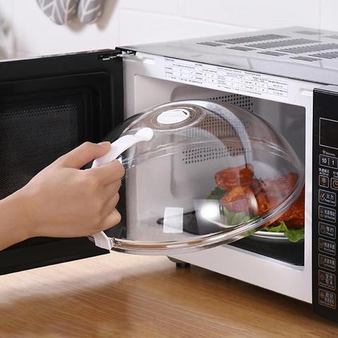 Professional Microwave Food Anti-Sputtering Cover With Handle Heat Resistant Lid for Microwave Food Dropshipping ► Photo 1/6