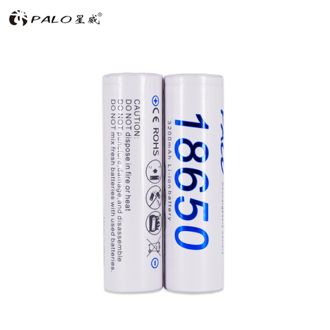 PALO 1pcs 18650 30A 3.7V 3200mAH lithium Rechargeable Battery li-ion li ion liion 3.7 volt  high current batteries ► Photo 1/6