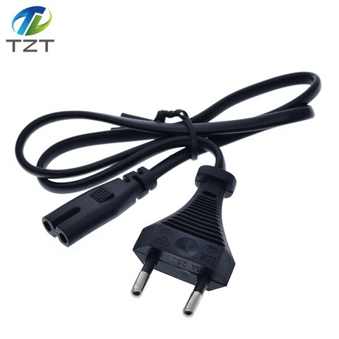 Universal 0.5m EU Standard to Figure 8 C7 2-Pin Plug AC Power Cable Lead Cord New High Quality 250V ► Photo 1/5