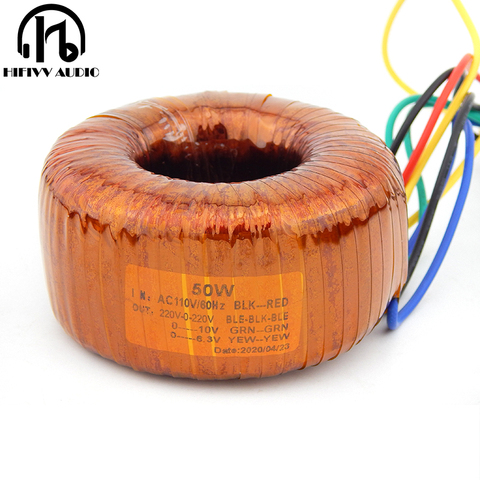 Marant 7 amplifier transformer circular transformer power amplifier dedicated transformer 50w Output 220V 6.5V 10V ► Photo 1/6