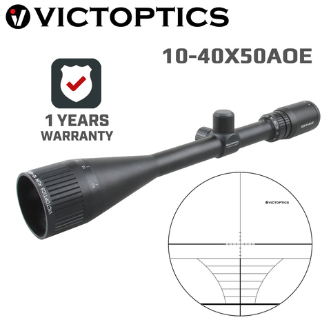 VictOptics KUN 10-40X50AOE SFP Riflescope True 4x Zoom Parallax Min From 25 Yds 1/8 MOA Adjust Without Ring For Airsoft Airgun ► Photo 1/1
