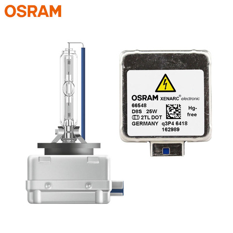 OSRAM D8S 66548 12V 25W Xenon HID Standard Original Car Xenon Headlight 4200K White Light Auto Genuine Lamp Germany, 1x ► Photo 1/6