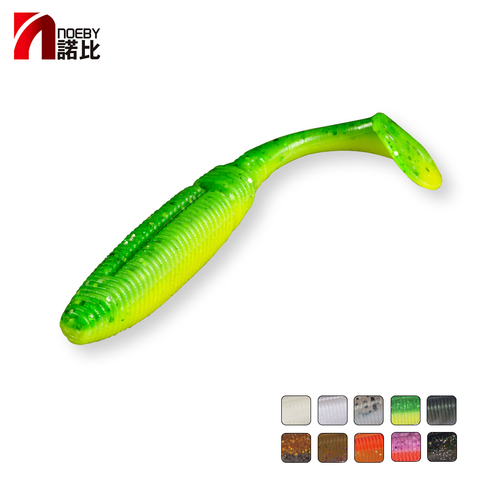 NOEBY Fishing Lures SW5019S Soft Lure Silicone Bait Wobblers T tail 8.5cm 10cm 11.5cm 13cm 15cm for Freshwater Bass Pike ► Photo 1/6