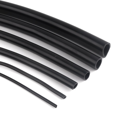 100cm I.D 2~16mm Food Grade Black Silicone Tube Hose Heat Resistant Flexible Silica Gel Pipe Aquarium Flexible Oxygen Pump Hose ► Photo 1/6