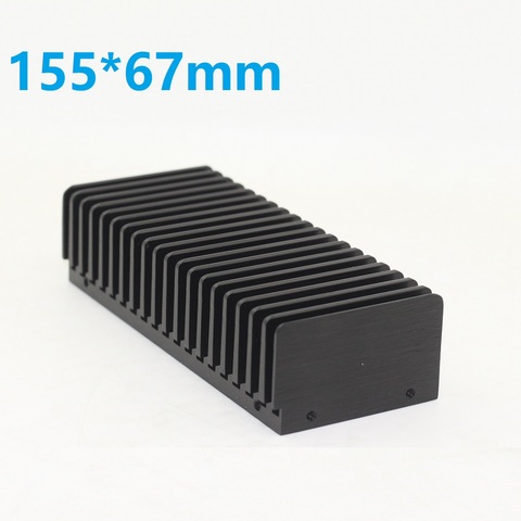 1 Piece LM3886 M1 Circuit M7 Circuit Heat Sink Height 67 Thickness 40 Wide 155 DIY Aluminum Chassis Enclosure ► Photo 1/6