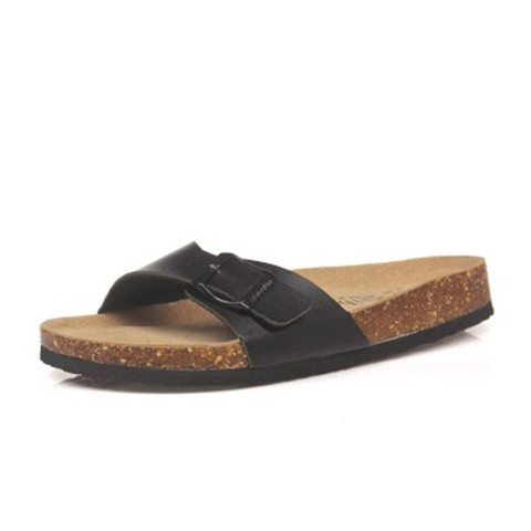 New 2022 Summer Men Fashion Flats Cork Slippers Casual Shoes Print Mixed Colors Outdoor Beach Slides Flip Flop Plus Size 35-44 ► Photo 1/6