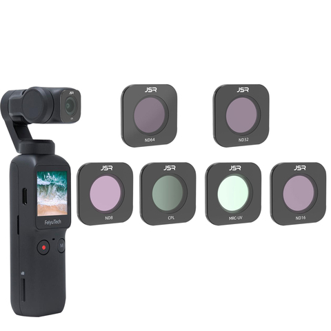 For FEIYU Pocket Gimbal Filter Neutral Density Polar Accessories Magnetic MCUV/CPL/ND/NDPL ND64PL Filters Set For FEIYU Pocket ► Photo 1/6