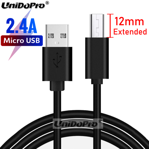 12mm Extra Long Tip Micro USB Cable Extended Connector for AGM Blackview Oukitel Doogee Leagoo Zoji Guophone V19 X3 Rugged Phone ► Photo 1/6