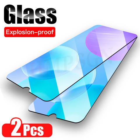 2Pcs Full Cover Tempered Glass For Huawei P20 P30 P40 Lite P Smart 2022 Screen Protector Glass For Honor 20 9 10 Lite Honor8X 9X ► Photo 1/6