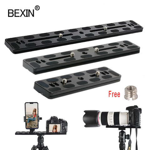 Dslr camera plate tripod plate quick release adapter base plate camera mount plate for dslr camera arca swiss ball head tripod ► Photo 1/6