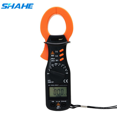 shahe Digital Clamp Meter VC3218 ACV, DCV, AC, DC Clamp Ammeter Automatic Range Clamp Meter digital high precision multimeter ► Photo 1/6