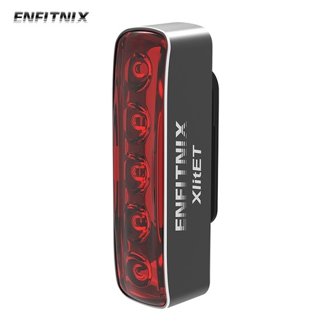 ENFITNIX 2022 XlitET Bicycle Automatic Brake Rear Light Night Cycling Smart Sensing Taillight MTB Road Bike Seatpost Safety Lamp ► Photo 1/6