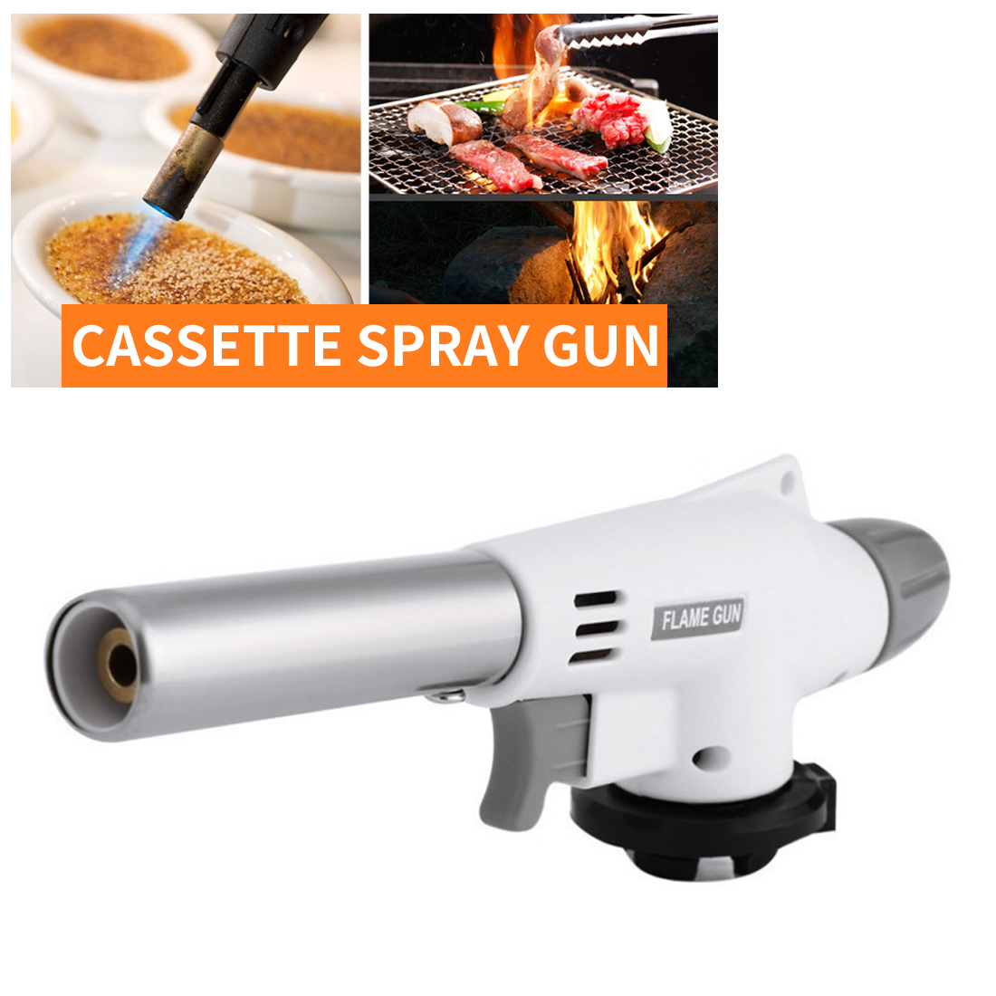 Outdoor Portable Ignition Butane Gas Torch Welding BBQ Flame Gun Lighter Burner