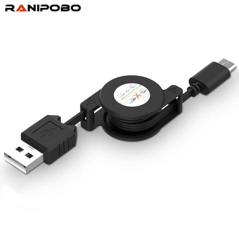 Ranipobo 2.4A Fast Charging Spring Cable For Samsung Xiaomi Huawei Type C Micro USB Spring Cord Phone Charging Car Charging Sync ► Photo 1/6