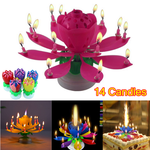 NEW Birthday Candle Musical Party Cake Topper Number Candles Happy Birthday
