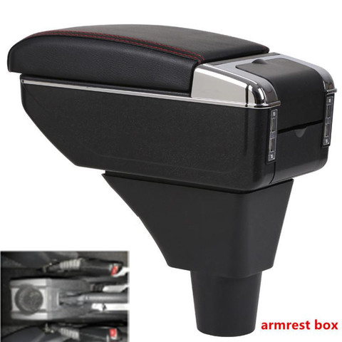 For opel meriva armrest box central Store content Storage box with cup holder ashtray USB interface ► Photo 1/6