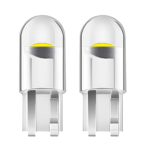 2PCS T10 W5W WY5W COB LED Car Wedge Parking Light Turn Side Bulbs Instrument Lamp Auto License Plate Light White Red Yellow Blue ► Photo 1/6