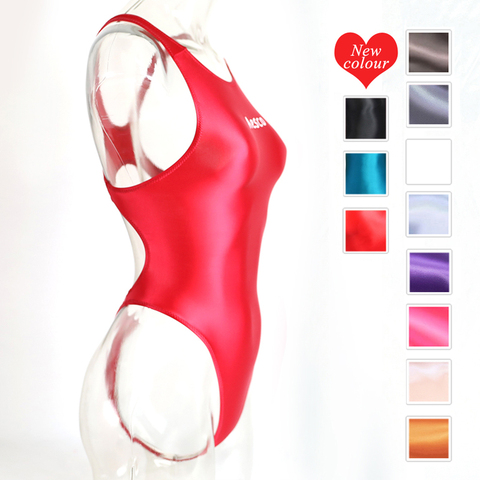 new colour One piece swimsuit women's oil gloss high fork T-String swimsuit dead pool water day sexy tights swimsuit XCKNY AESCO ► Photo 1/6