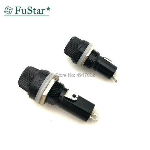 1pcs 5*20mm Glass Fuse Holders 6X30 Insurance Tube Socket fuse holder For 6*30 insurance Panel Mount Fuse Holder 5x20 mm 6x30mm ► Photo 1/6