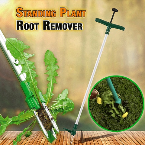 Standing Plant Root Remover Hand Tool Garden Outdoor Removal Stainless Steel Farmland Puller Dandelion Manual Digging Lawn Multi ► Photo 1/6