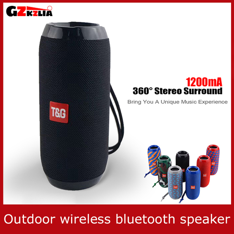 GZKZLIA B01 Outdoor Portable Wireless Bluetooth speaker Sport Subwoofer Mini Column Music Player Support FM Radio TF Card 2022 ► Photo 1/5