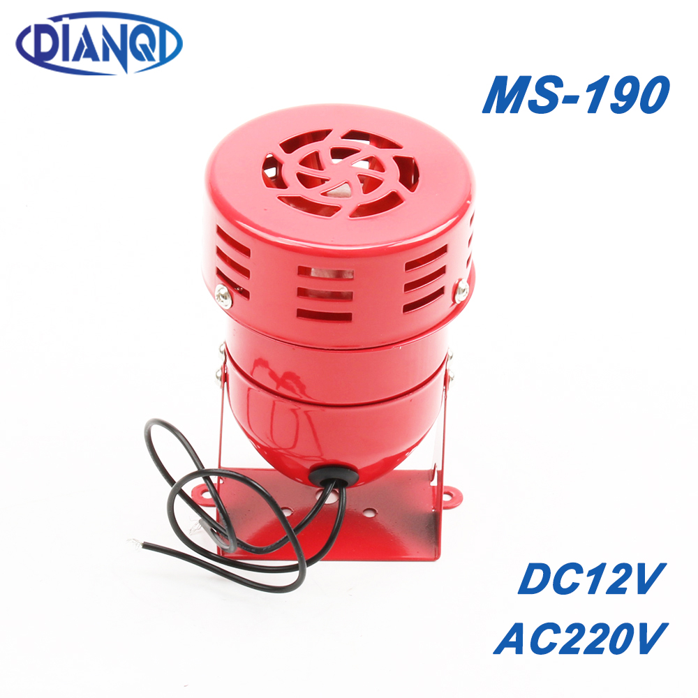 Price History Review On Ac 2v Dc 12v Ms 190 Automotive Air Raid Siren Horn Car Truck Motor Driven Alarm Red Universal Car Horn For Pickup Truck Aliexpress Seller Su