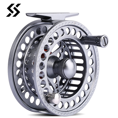 Sougayilang 5/6 Fly Fishing Reel 2+1 BB High Strength Aluminum Body  Fishing Wheel Gear Lake River Fishing Tackle Max Drag 11kg ► Photo 1/6