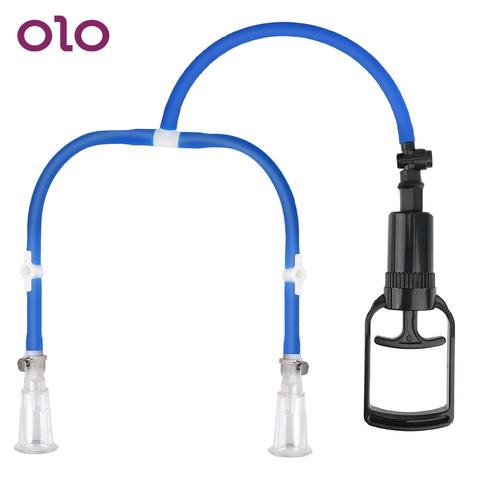 OLO Nipple Enhancement Pump Valve Vacuum Pump Removable Enlarger Sucking Massager Clitoris Enhancement Pump Sex Toys For Woman ► Photo 1/6