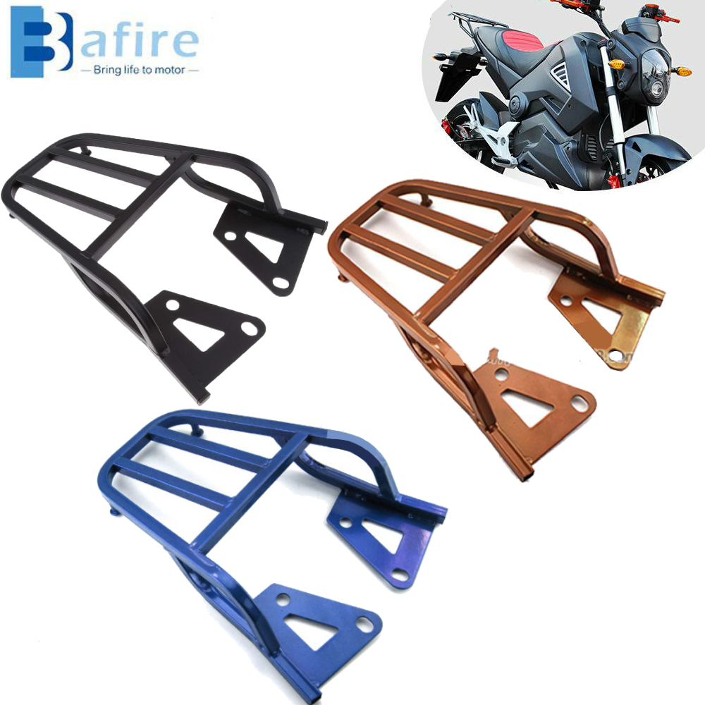 Rear Rack Replacement Hardware Black perfk Motorcycle Luggage Rack Mounting Carrier Tour Pack for Honda Grom MSX125