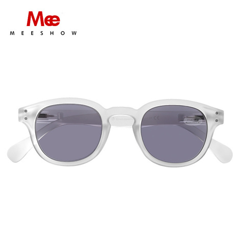 Meeshow Sunglasses Reading Glasses Transparent Men Women Round Glasses With Diopter UV400 Sun Reader French Presbyopia 1513 ► Photo 1/6