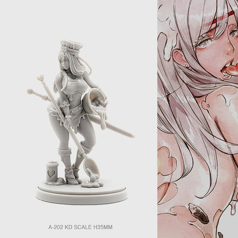 35MM Resin Figure Kits Goddess Beauty Model Self-assembled A-202 ► Photo 1/2