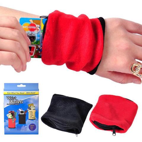 Sports Outdoor Multi-Function Wrist Bag Zipper Woolsack Travel Pouch Gym Bike Wallet Outdoor Camping Tools ► Photo 1/6