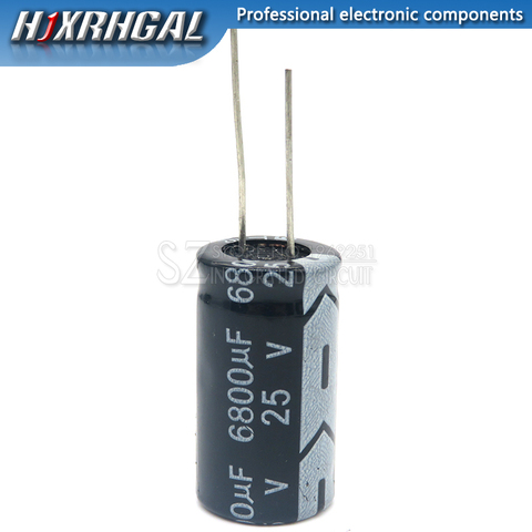 1PCS 25v6800uf 6800uf25v 16*31 25v 6800uf 16x31 Electro Electrolytic capacitor ► Photo 1/1