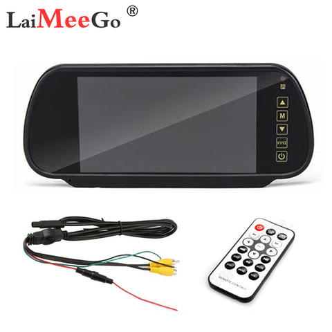 7 Inch bluetooth TFT LCD Color Mirror Monitor Viedo MP5 Player for Car Auto Rearview Monitors Backup Reversing vehicle Camera ► Photo 1/6