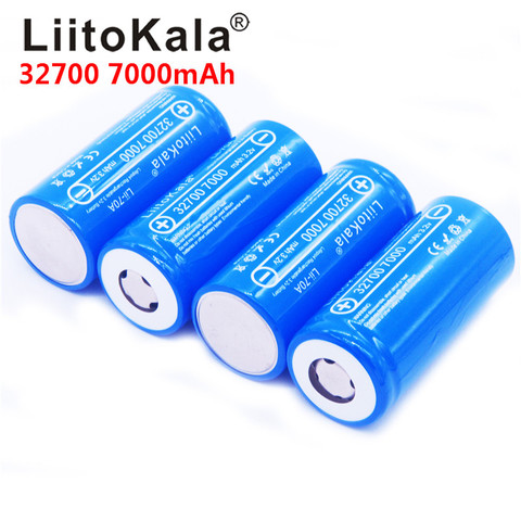 8pcs/ LiitoKala 3.2V 32700 7000mAh Lii-70A LiFePO4 Battery 35A Continuous Discharge Maximum 55A High power battery ► Photo 1/6