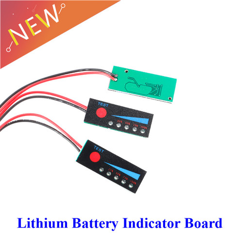 1S 2S 3S 4S 5S 6S 7S 4.2V-29.4V Lithium Battery Li-po Li-ion Capacity Indicator Board Power Display Charging Charge LED Tester ► Photo 1/4