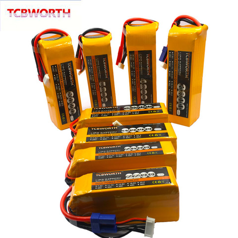 6S RC LiPo Battery 22.2V 900 1200 1500 2200 2800 3300 3800 4200 5000 6000mAh 30/40/60CFor RC Airplane Helicapter Drone Batteries ► Photo 1/6