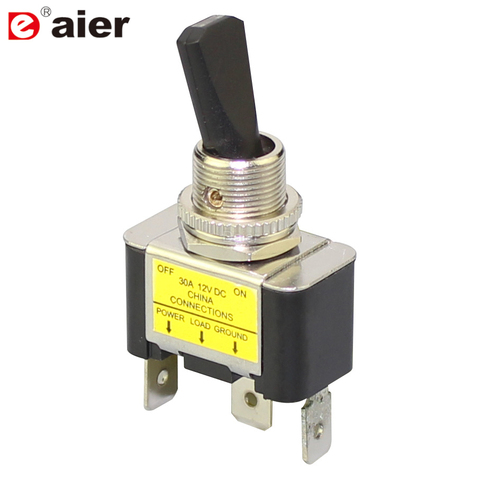 30A 12VDC LED Toggle Switch Automotive SPST ON Off 2 Position 3Pin for Car Truck Boat ATV for Automotive ► Photo 1/4