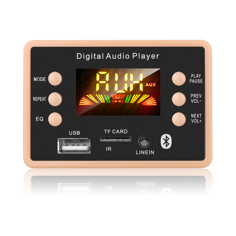 New MP3 Decoder Decoding Board Module 12V Bluetooth 5.0 Car USB MP3 Player WMA WAV Support TF Card USB FM Remote Board Module ► Photo 1/6