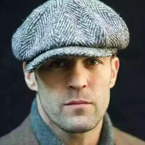 Buy Online Wool Newsboy Caps Men Herringbone Flat Caps Gatsby Cap Woolen Golf Driving Hats Vintage Inspired Hat Winter Peaky Blinders Alitools