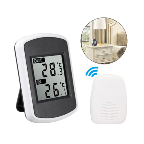 Digital Wireless Indoor Outdoor Thermometer Multi Precision Electronic Household Thermometer LED Display Temperature Meter WS-04 ► Photo 1/1