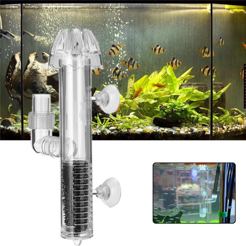 Acrylic Aquarium Surface For Fish Tank Protein Skimmer Oil Filter Water-Plant Pistil Floating Head Design Helix Shape Quiet ► Photo 1/6