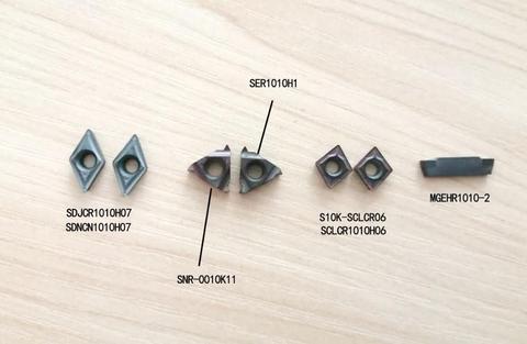 NUMOBAMS 7pcs insert for 10*10 CNC WM210 Lathe turning tools ► Photo 1/1